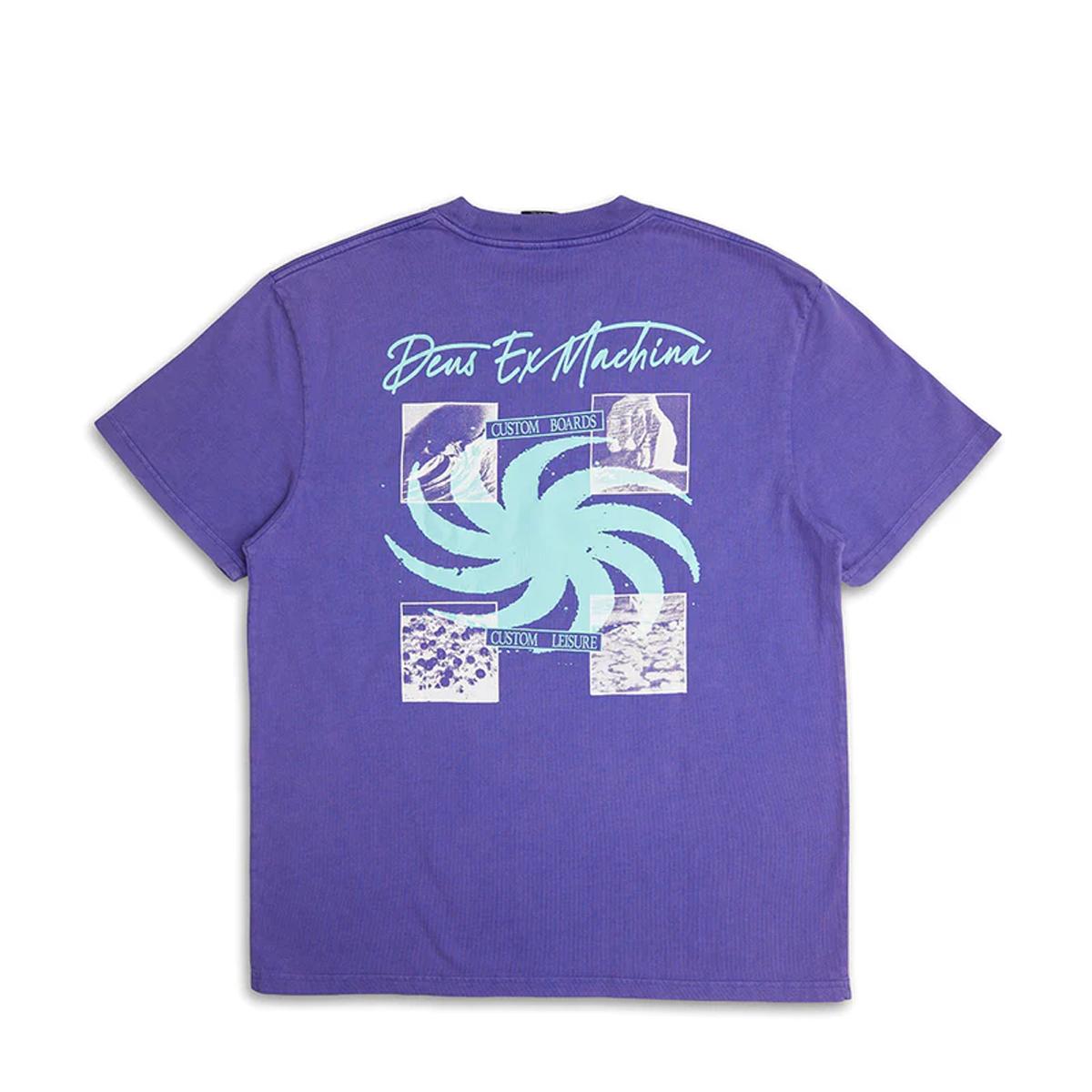 Deus Ex Machina T-Shirt Custom Leisure Tee Deep Blue - 2