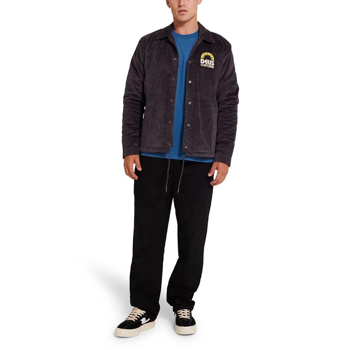 Deus Ex Machina Giacca Stokes Coach Anthracite - 4