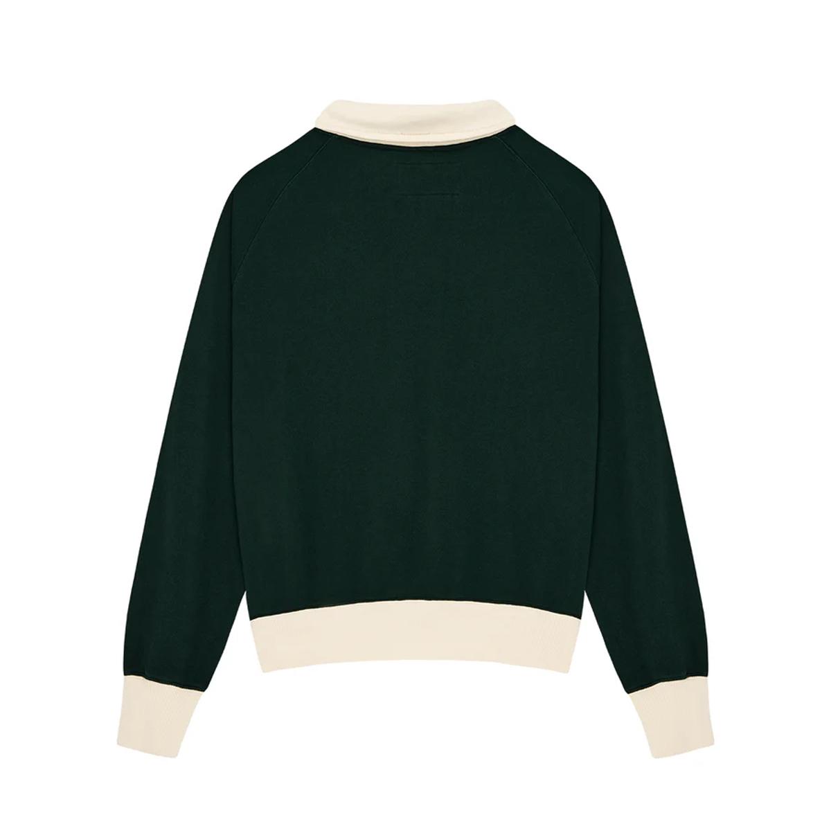 Deus Ex Machina Felpa Specter Zip Racing Green - 5