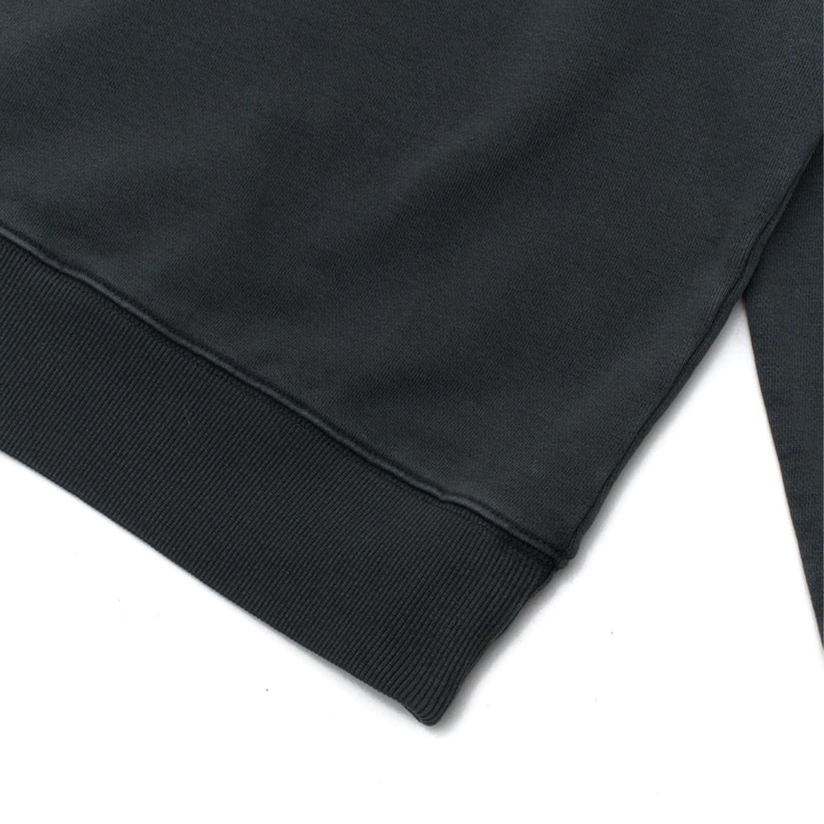 Deus Ex Machina Felpa Shield Garment Dyed Crew Antracite - 5