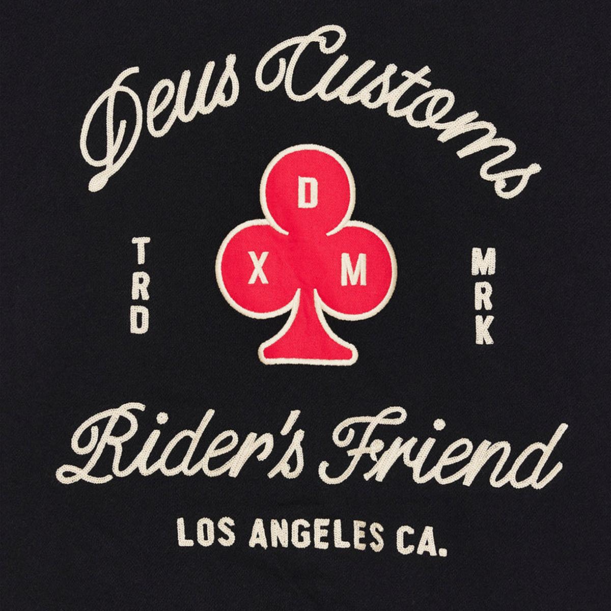 Deus Ex Machina Felpa Fleece Basto Black - 8