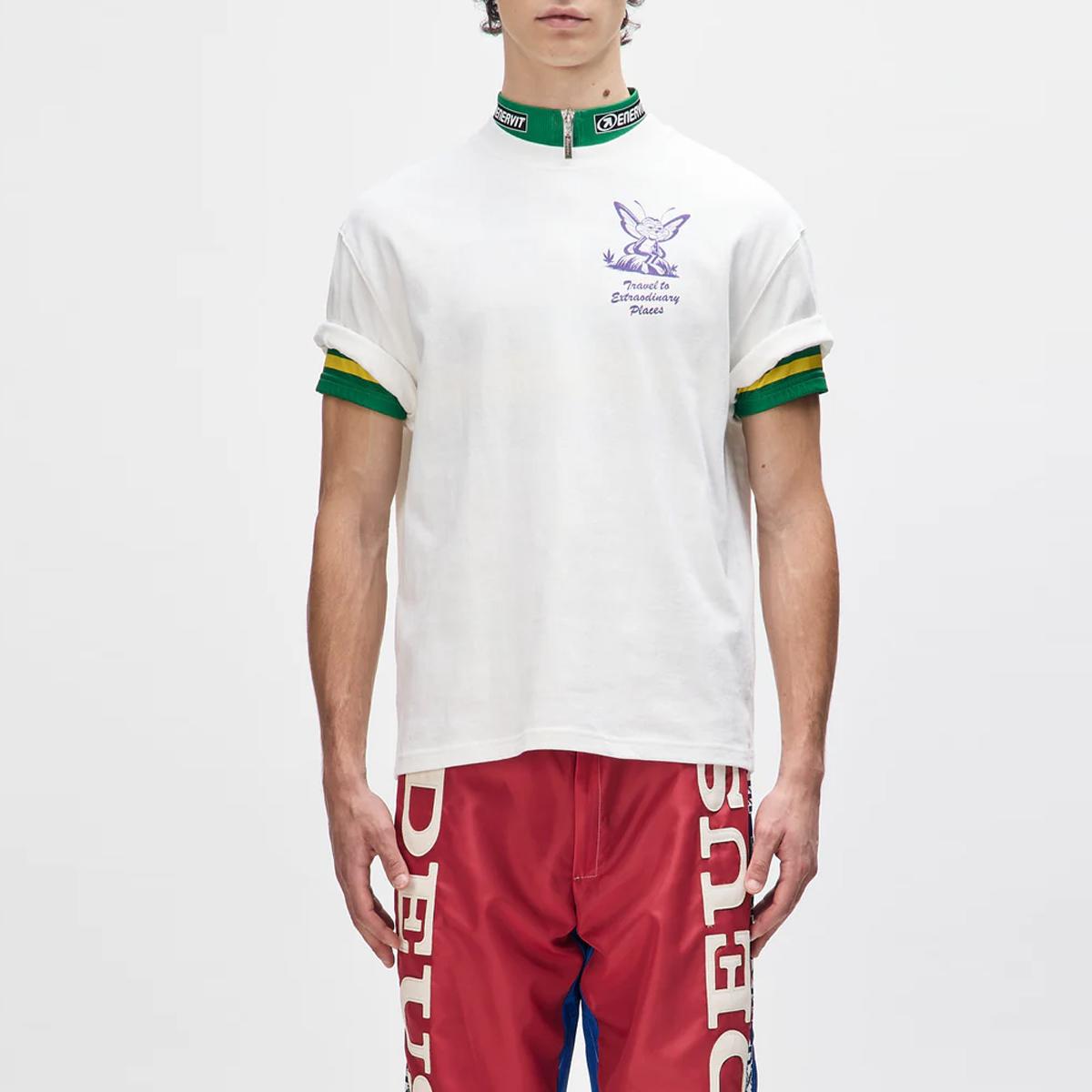 Deus Ex Machina T-Shirt 24 HR Tee Vintage White - 3