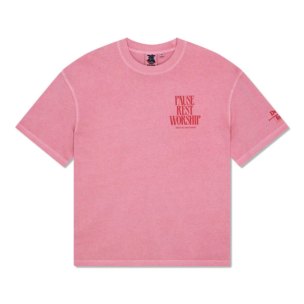 Deus Ex Machina T-Shirt Noise Complaint Prism Pink - 1