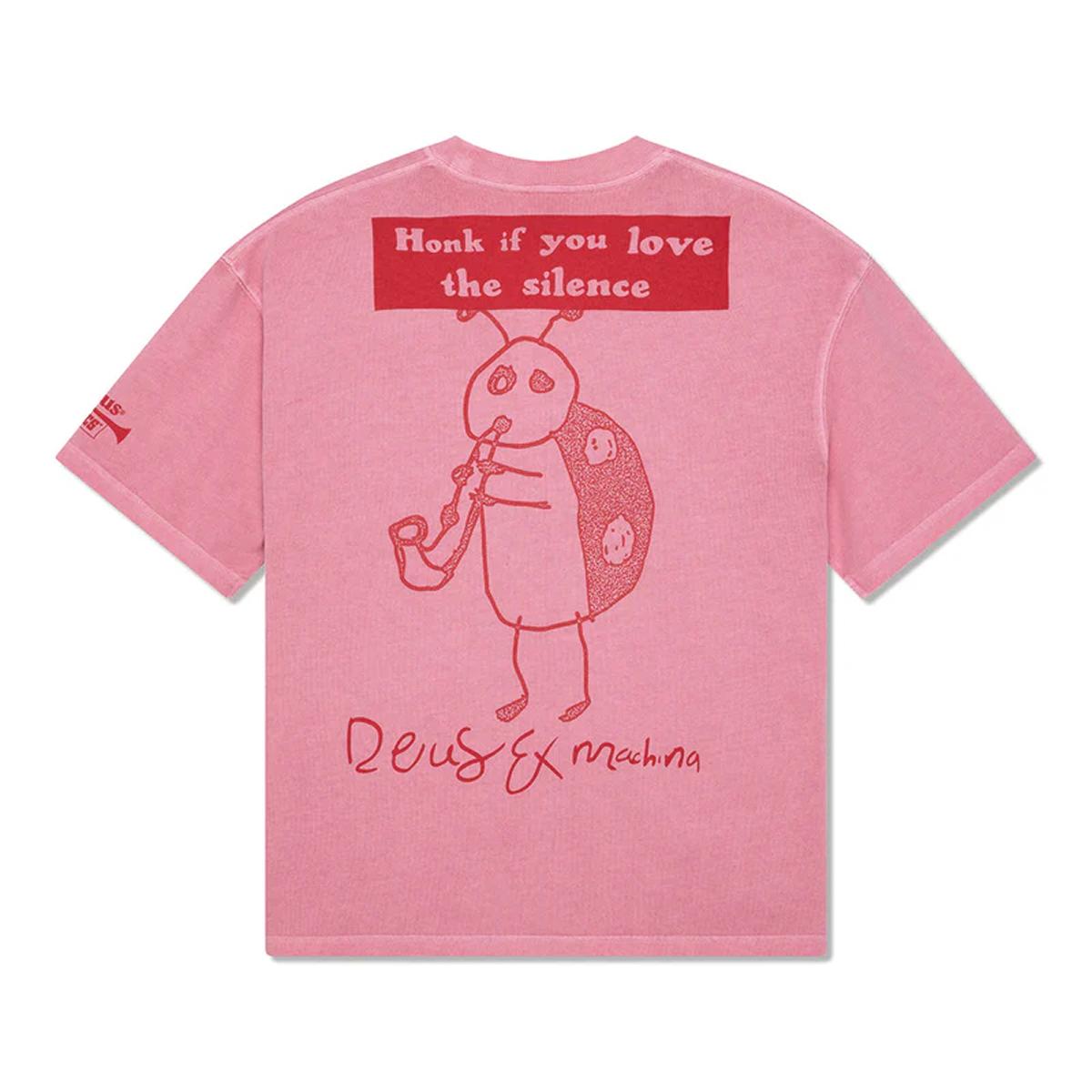Deus Ex Machina T-Shirt Noise Complaint Prism Pink - 2