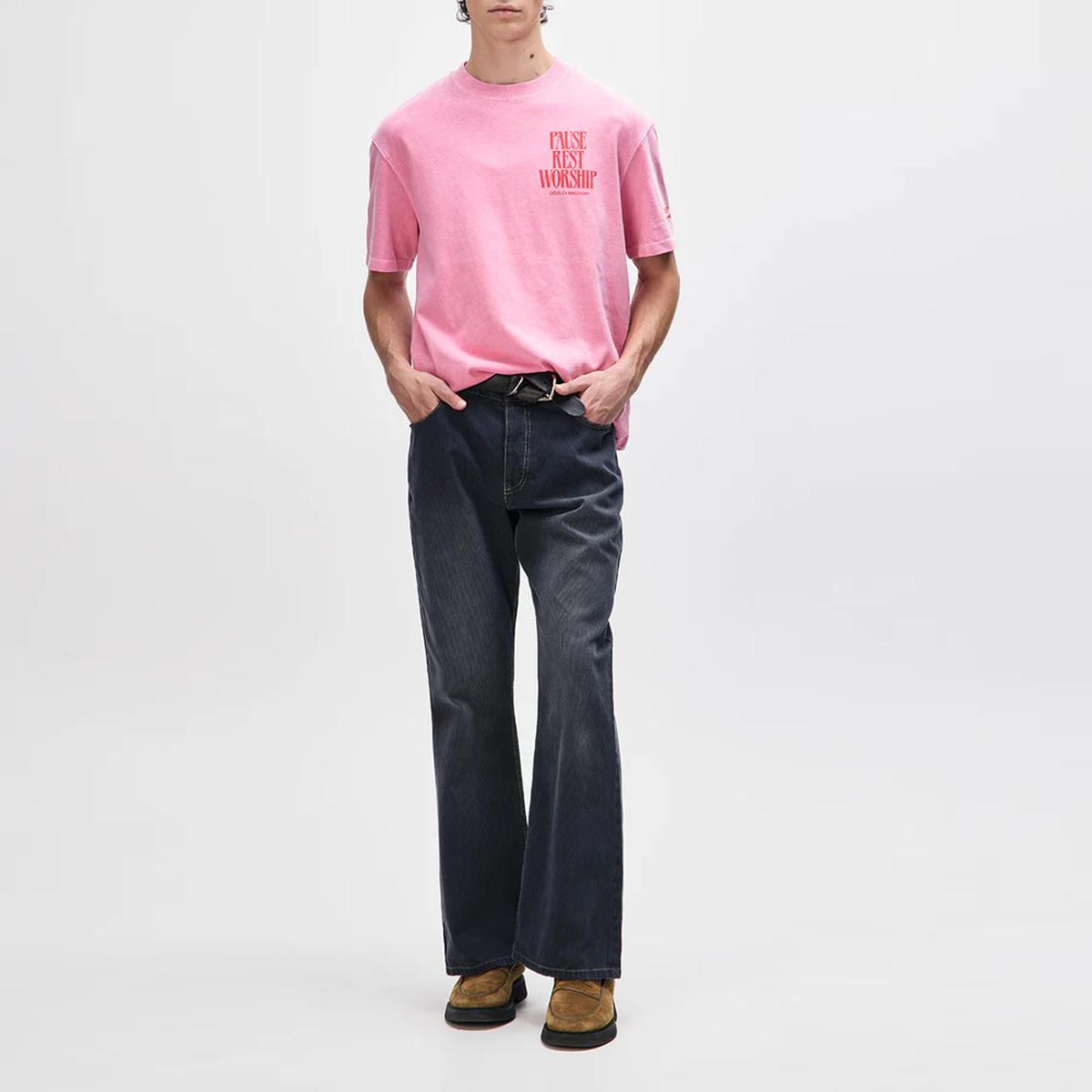 Deus Ex Machina T-Shirt Noise Complaint Prism Pink - 5