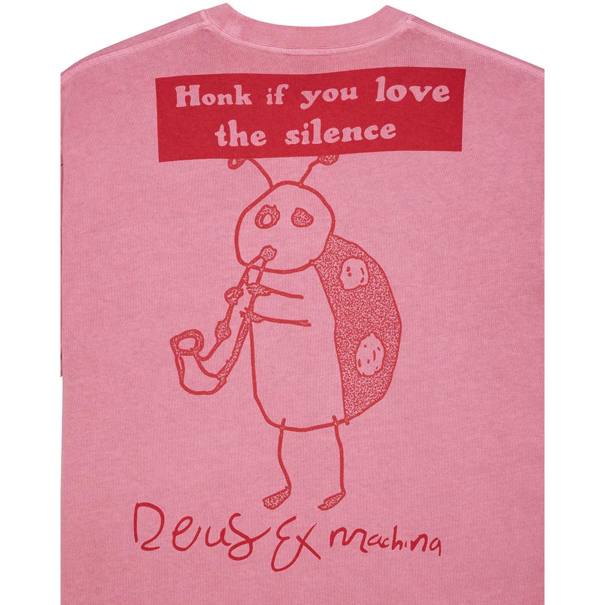 Deus Ex Machina T-Shirt Noise Complaint Prism Pink - 7