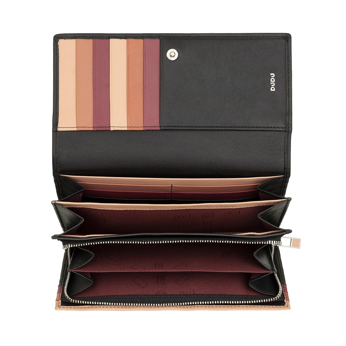 Dudubags Portafoglio Grande Colorful Madeira Nero - 4