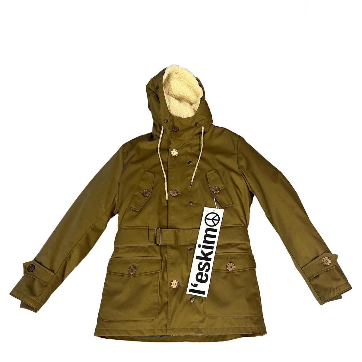 EQUI Cappotto Eskimo Mini Tecnogabardina Cammello Unito - 1