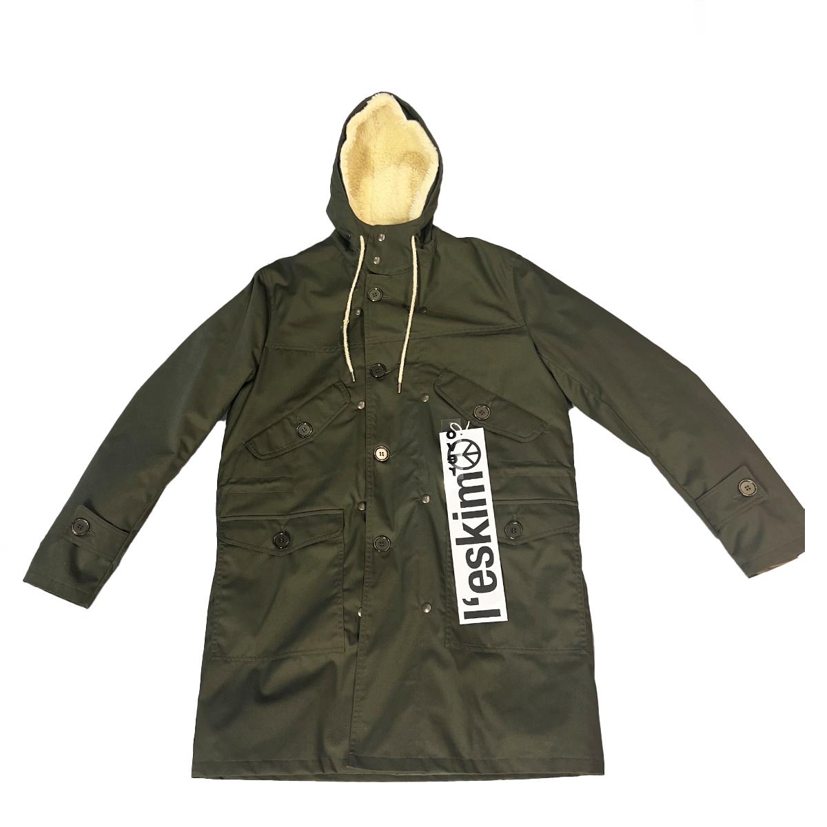 EQUI Cappotto Eskimo Over Tecnogabardina Verde Unito - 1