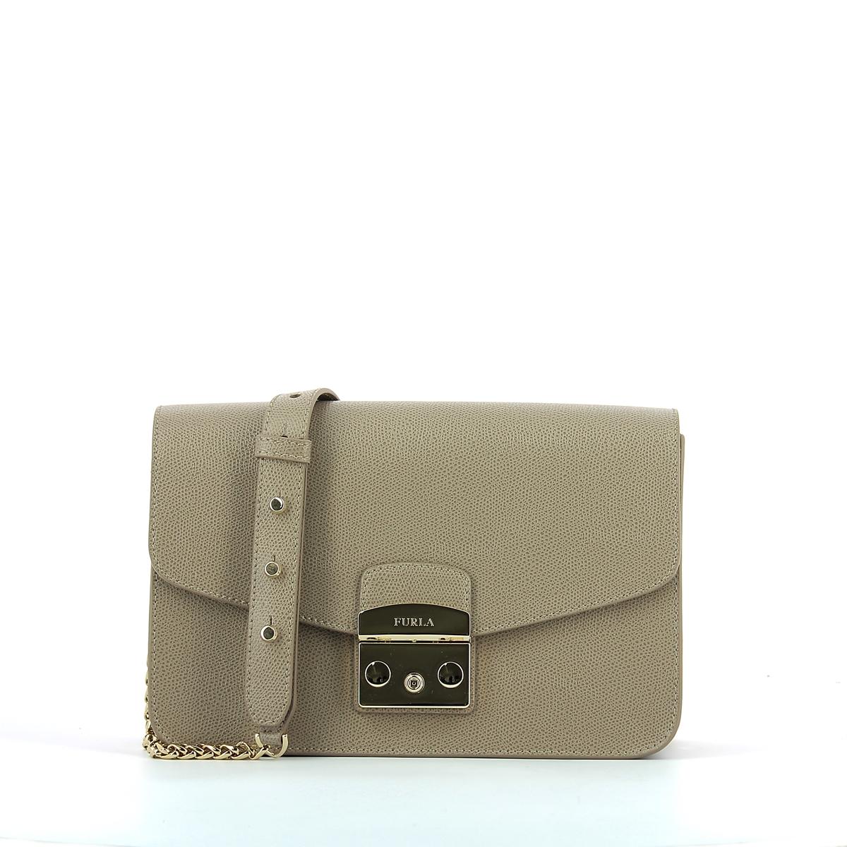Metropolis S Shoulder Bag-SABBIA/b-UN