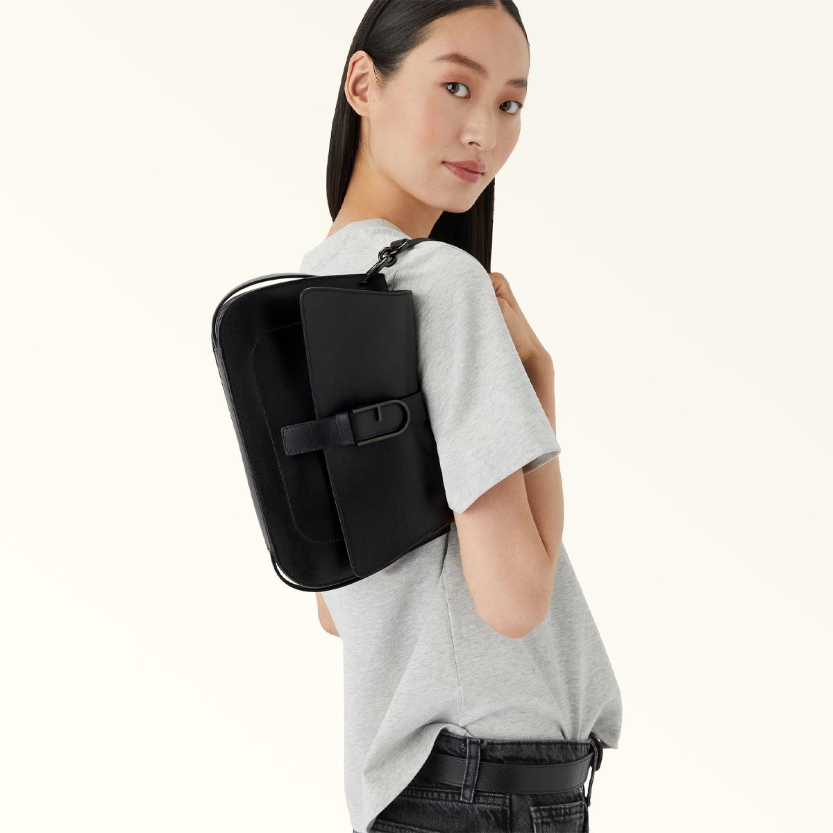 Furla Borsa a mano Flow M Nero - 2