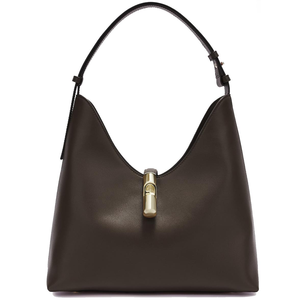 Furla Borsa a spalla Goccia M Cioccolato - 1