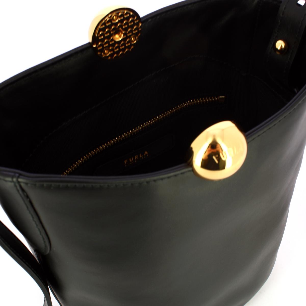 Furla Secchiello Mini Sfera Soft Nero - 4