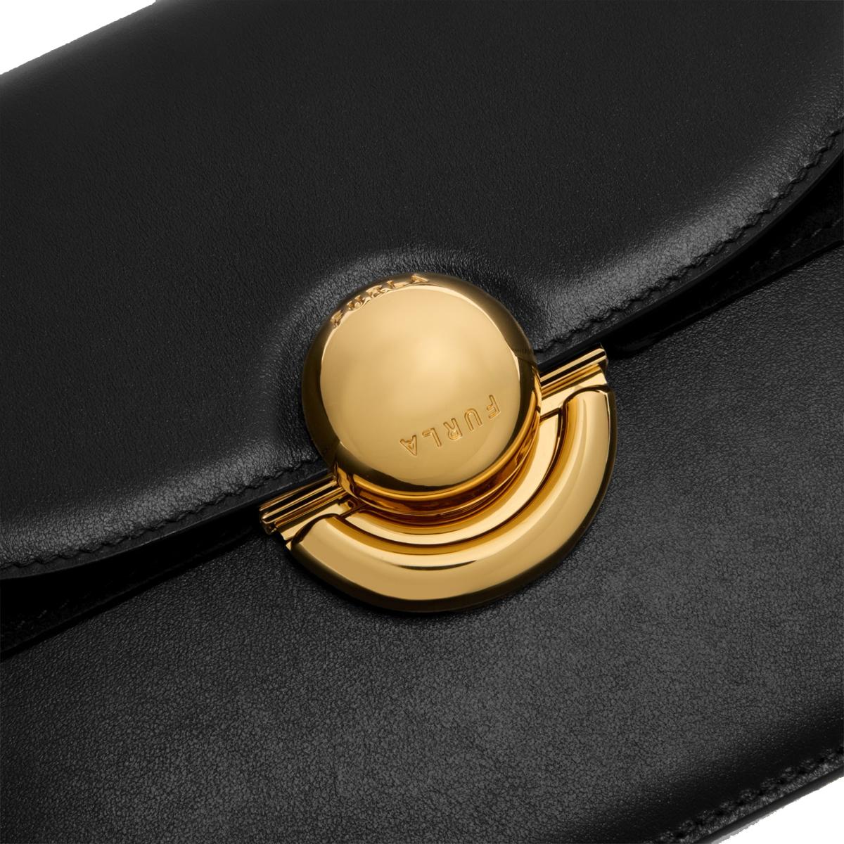 Furla Mini Borsa a bandoliera Sfera Round Nero - 3
