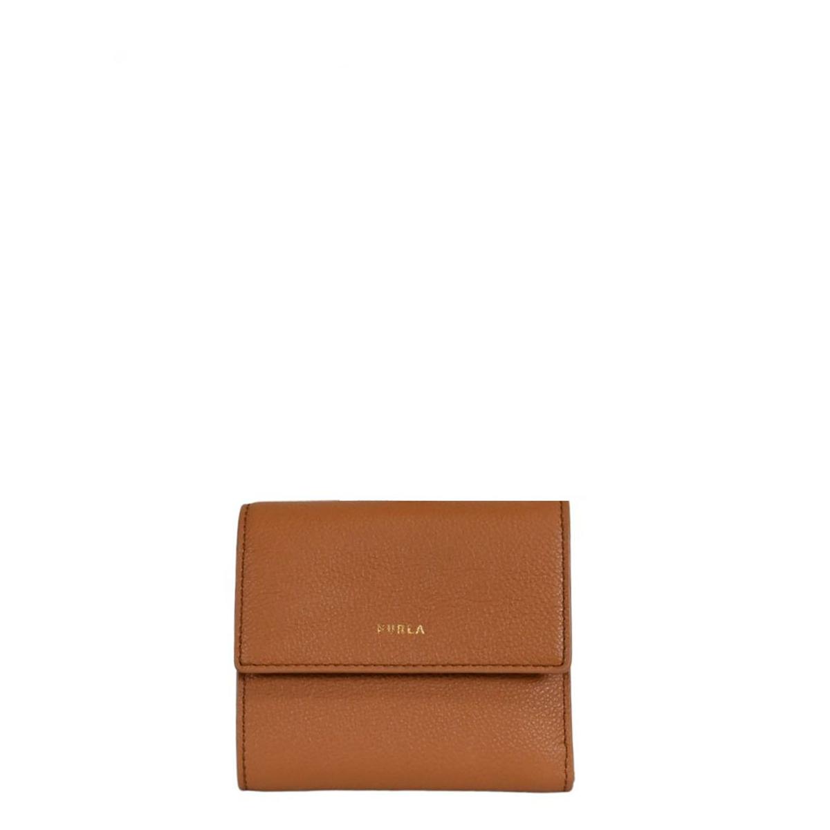 Furla Portafoglio Goccia Compact Wallet Brandy - 1