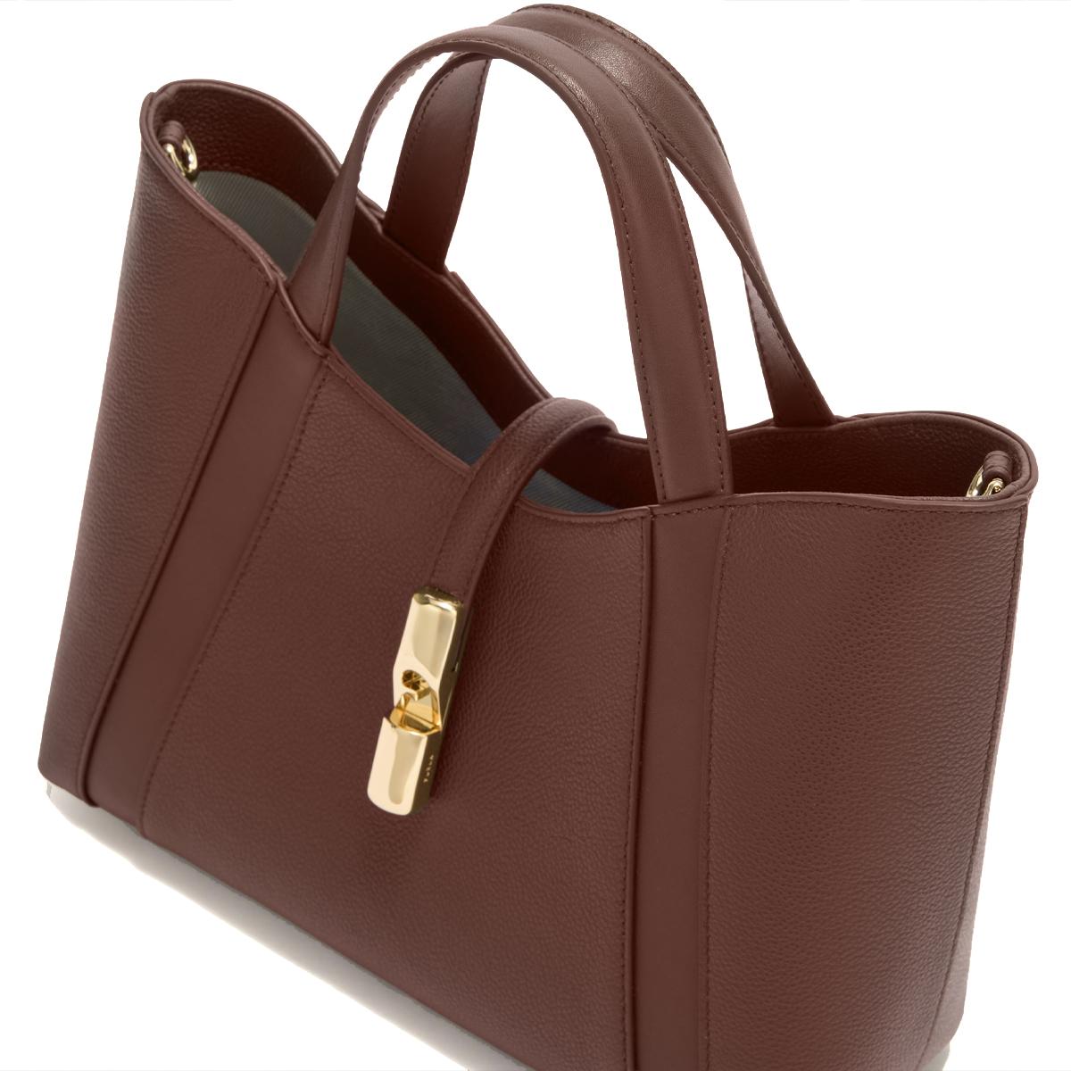 Furla Borsa a mano Goccia S Cioccolato - 3