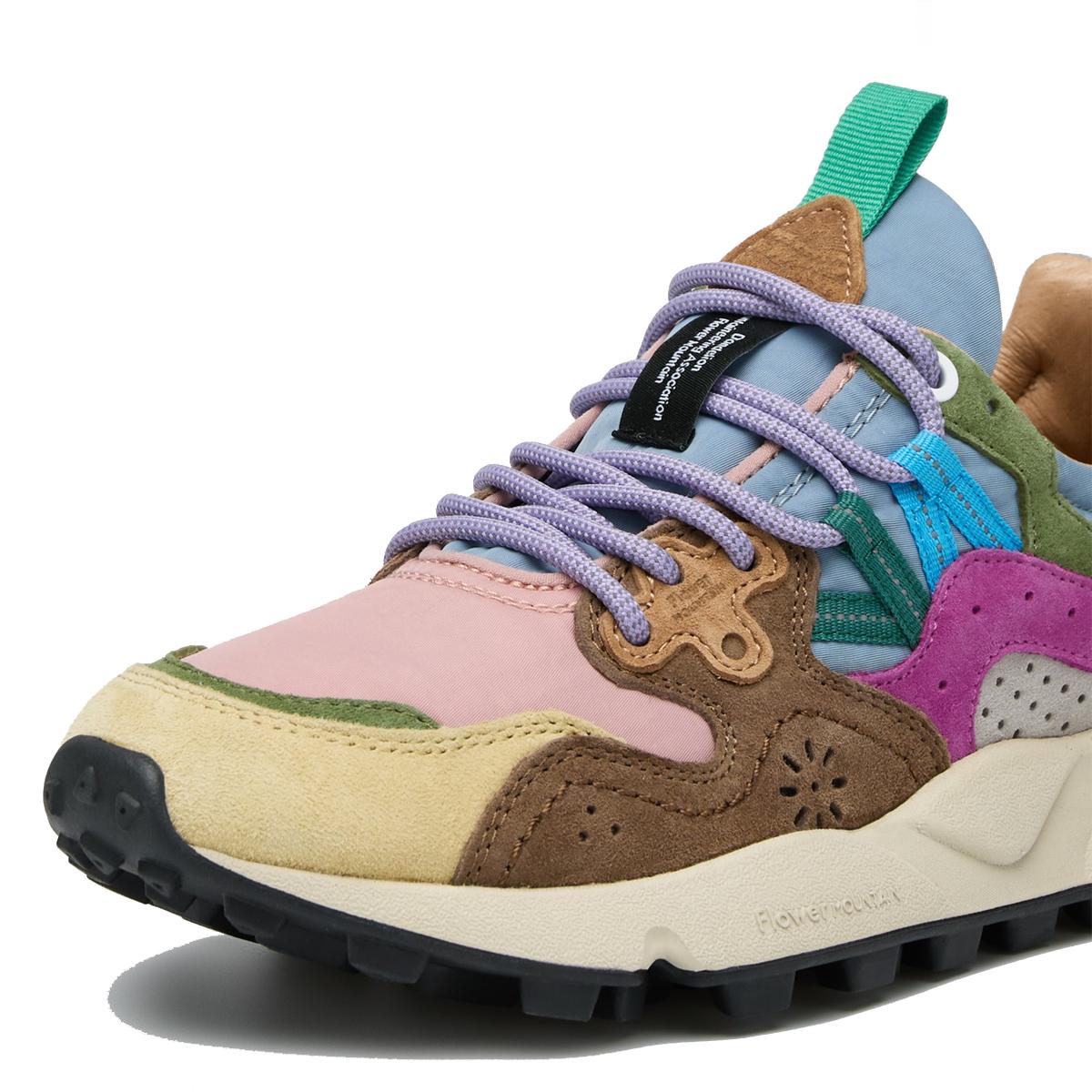 Flower Mountain Sneakers Yamano 3 Suede Cream Pink Light Brown - 4
