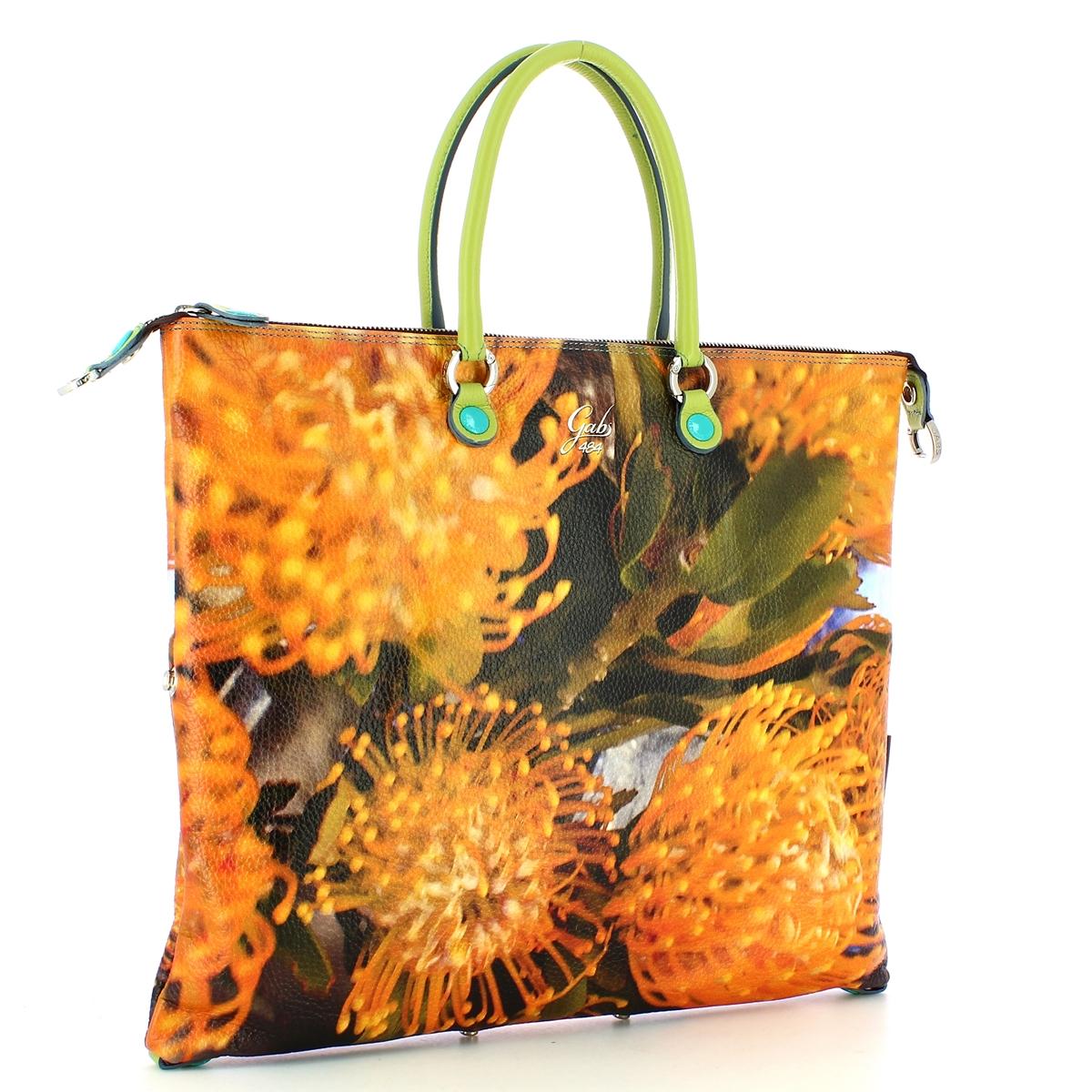 Gabs Borsa G3 Super L Trip Fiori Ocra - 2