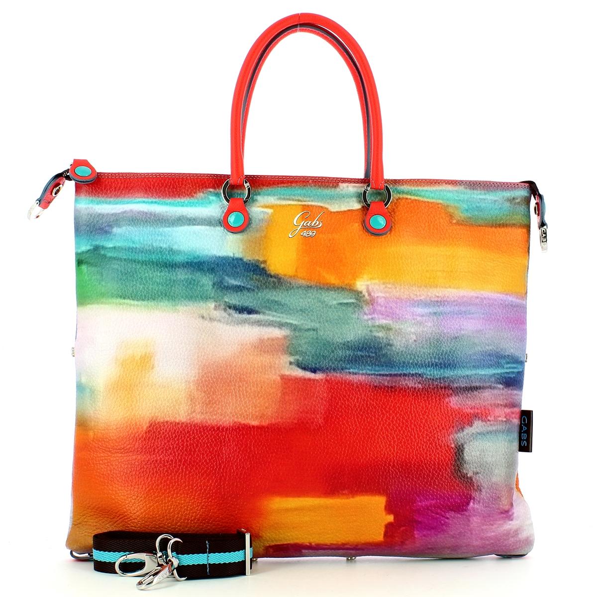 Gabs Borsa G3 Super L Trip Fiori Ocra - 4