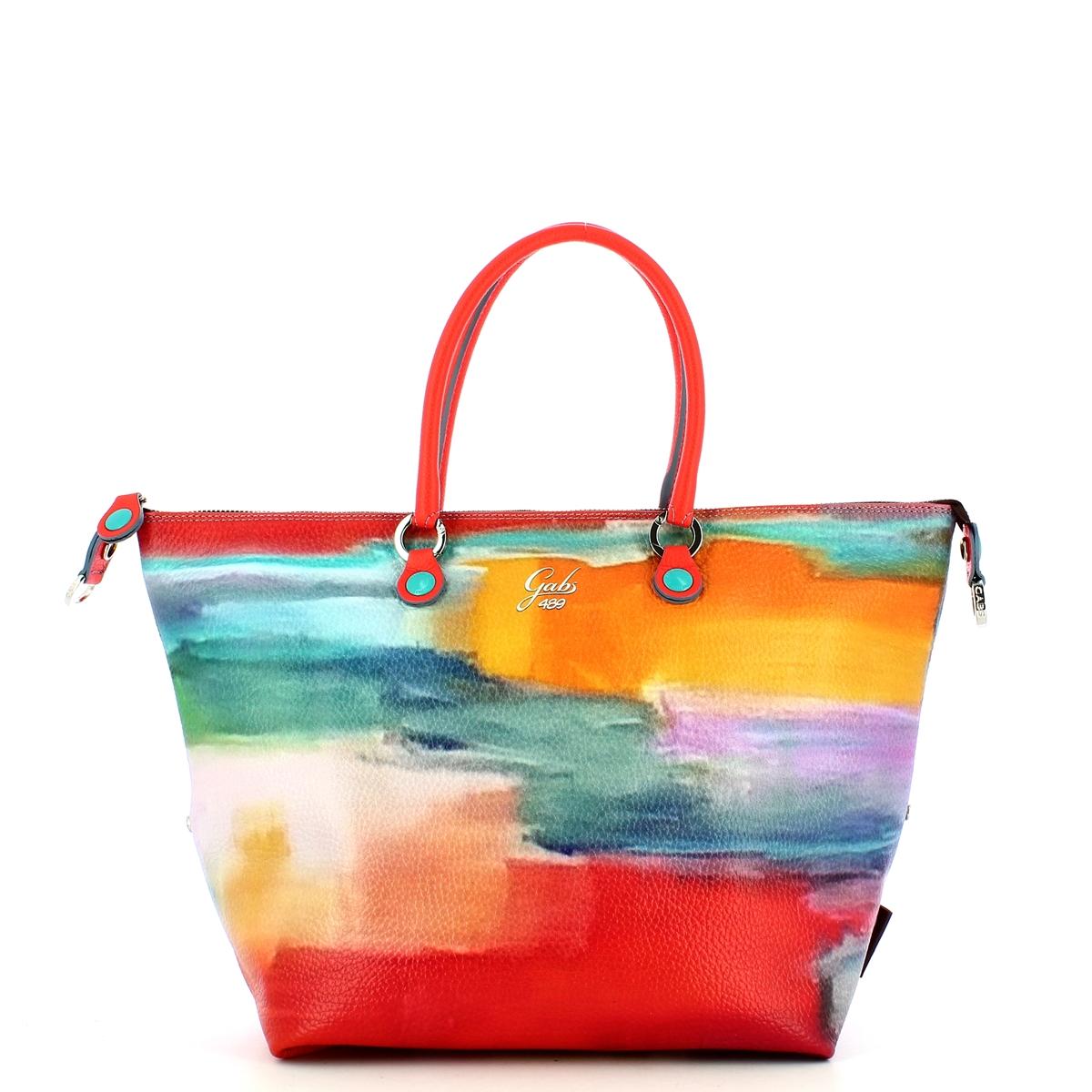 Gabs Borsa G3 Super L Trip Fiori Ocra - 6