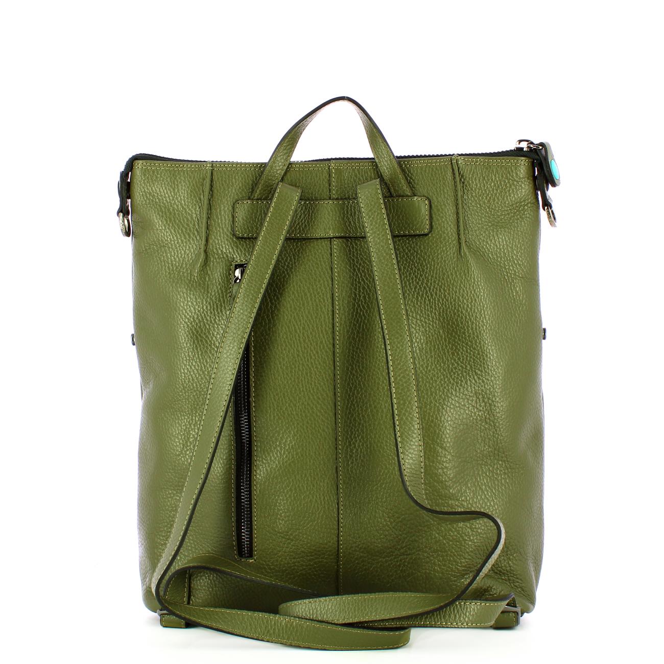 Gabs Zaino Edna L Bull Pence Black Verde Militare - 3