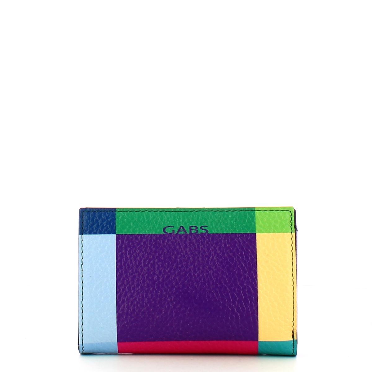 Gabs Portafoglio Gmoney14 Pop Black Geometrico Viola - 2