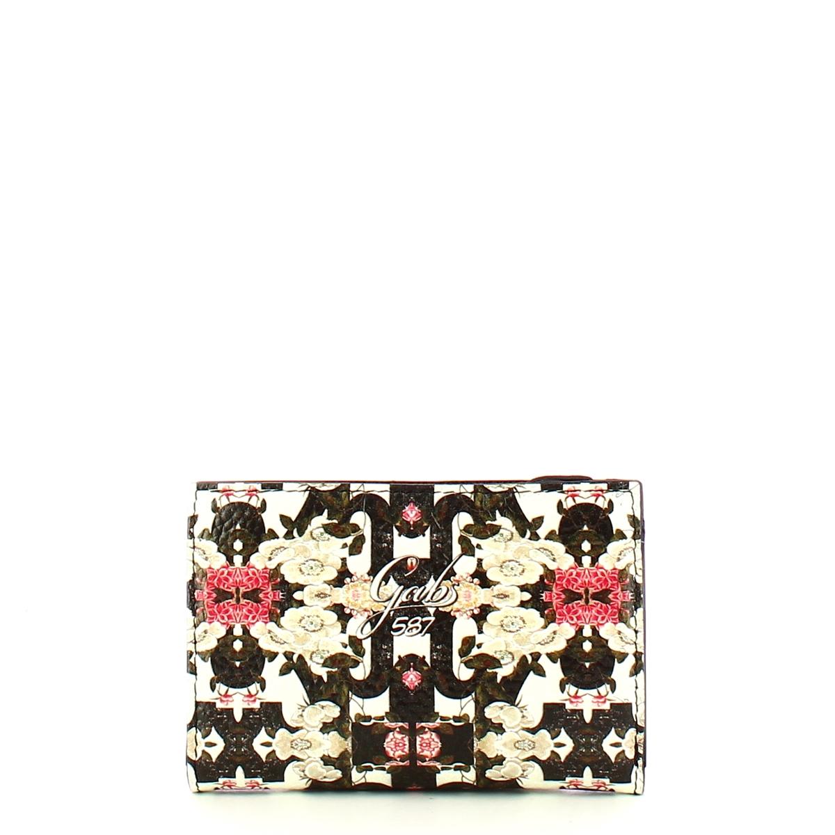 Gabs Portafoglio Gmoney14 Trip Bull Black Fiori Optical - 2