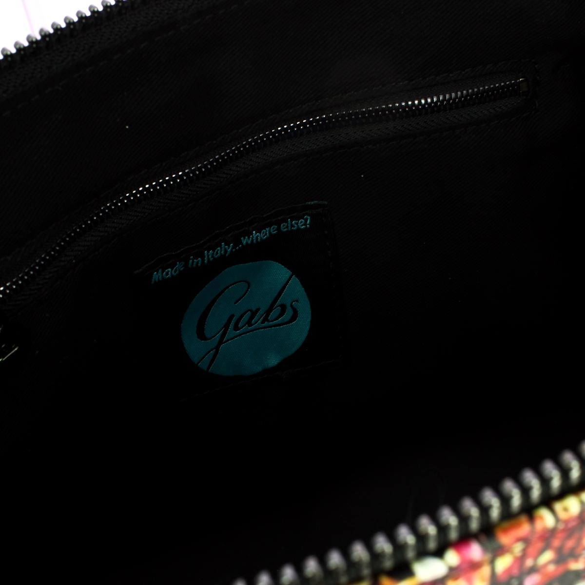 Gabs Borsa G3 Plus M Trip Pelle Bull Black Street Art - 5