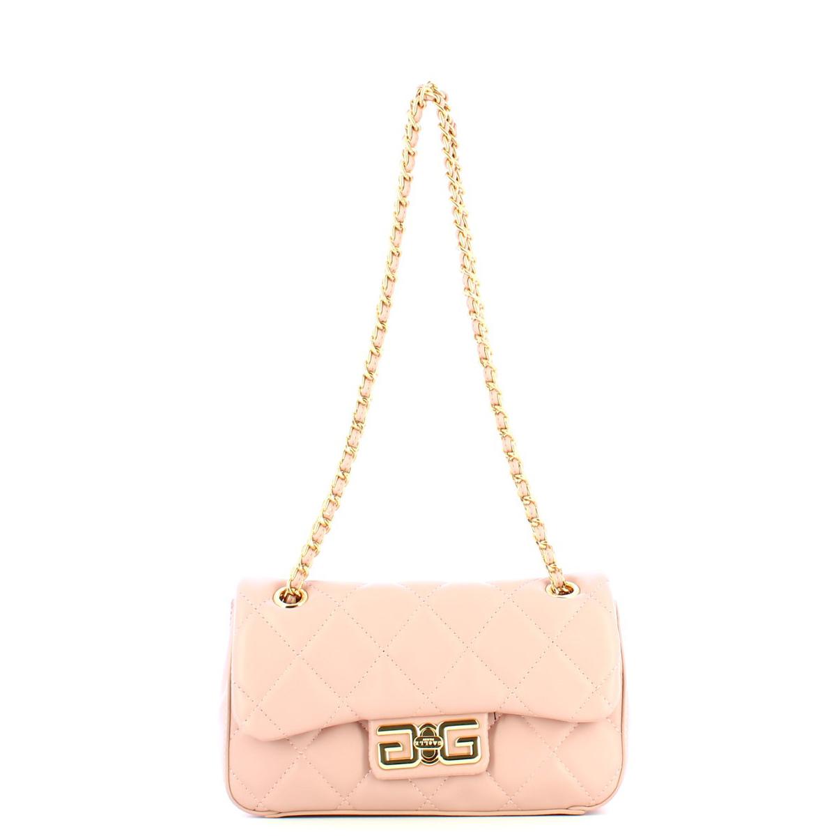 Gaëlle Mini Borsa a spalla matelassé Rosa - 1