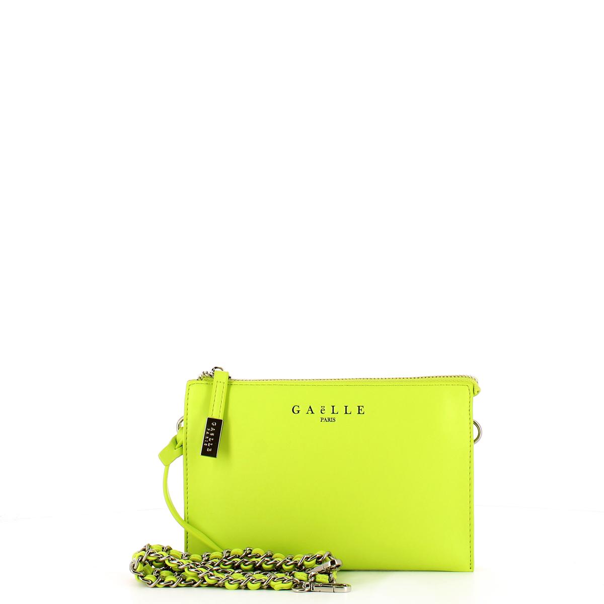 Gaëlle Pochette in similpelle liscia Verde Cedro - 4