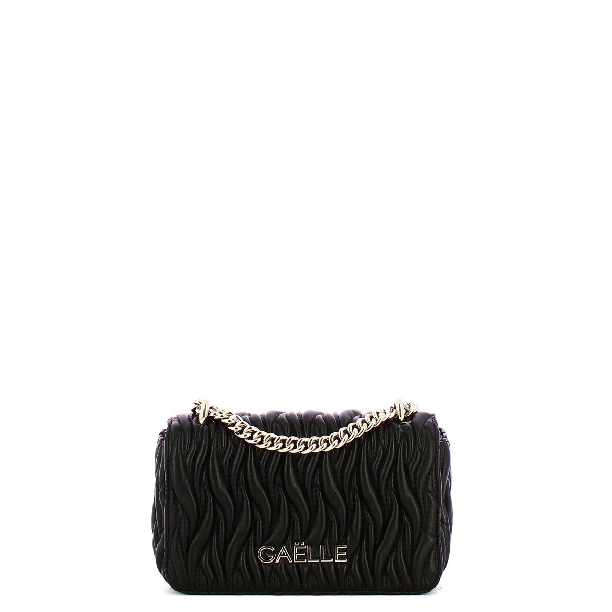 Gaëlle Tracolla mini convertibile Plissé Nero - 1