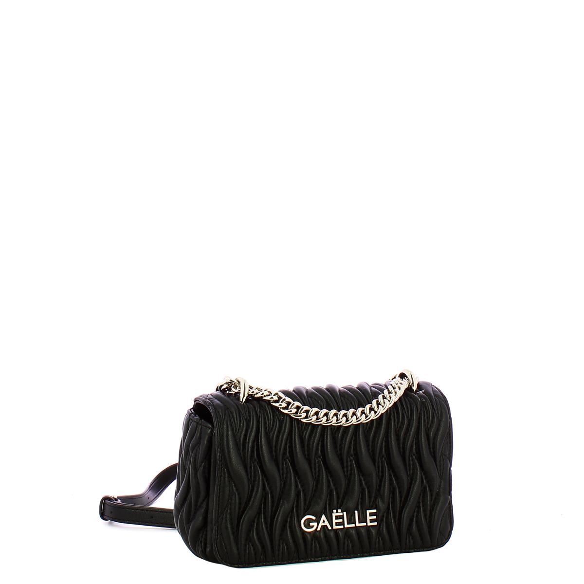 Gaëlle Tracolla mini convertibile Plissé Nero - 2