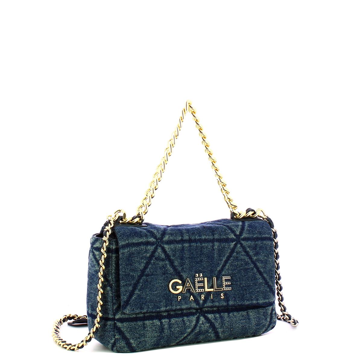 Gaëlle Borsa a spalla Regular Denim Matelassé Blue - 2