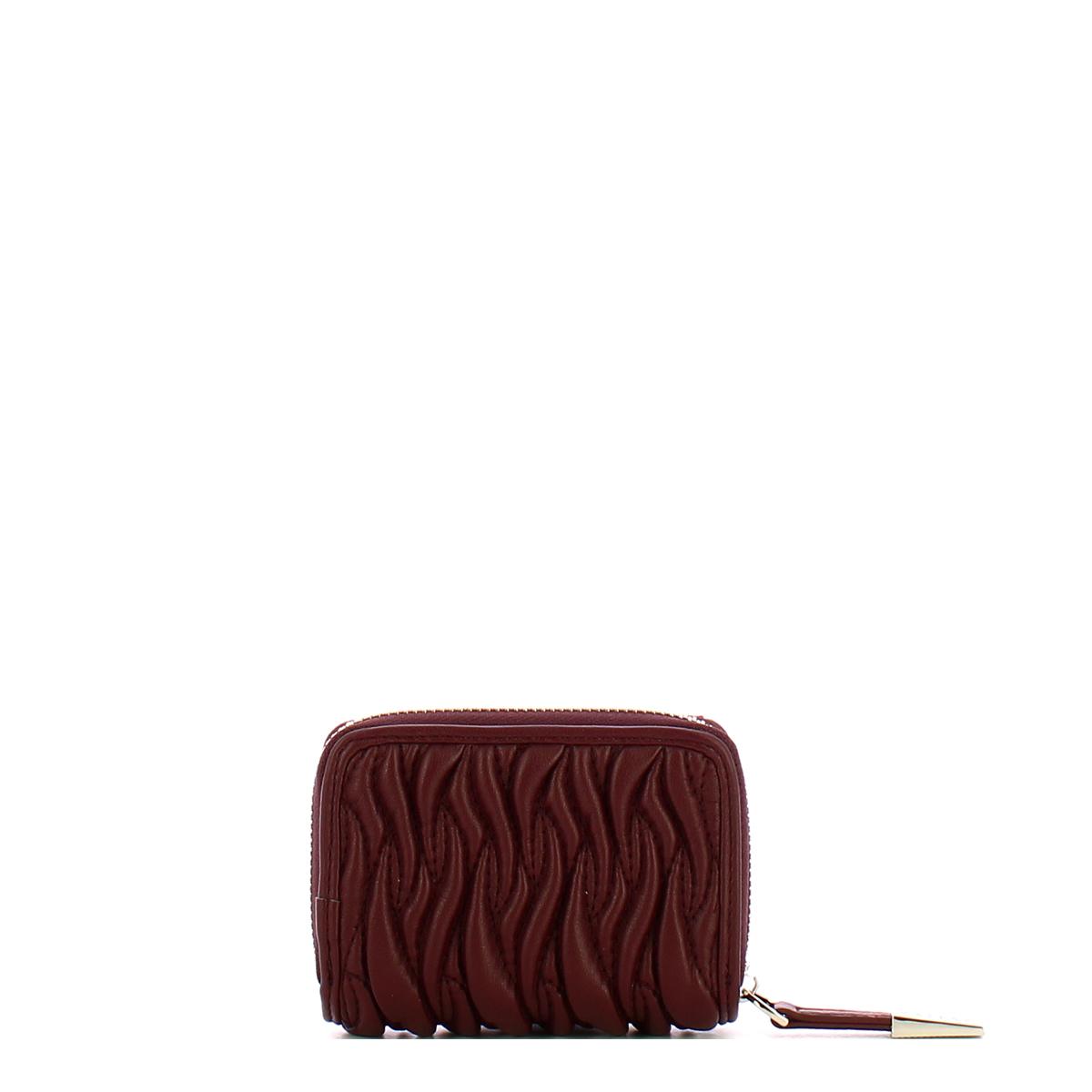 Gaëlle Portafoglio Mini Zip Around Plissé Mosto - 2
