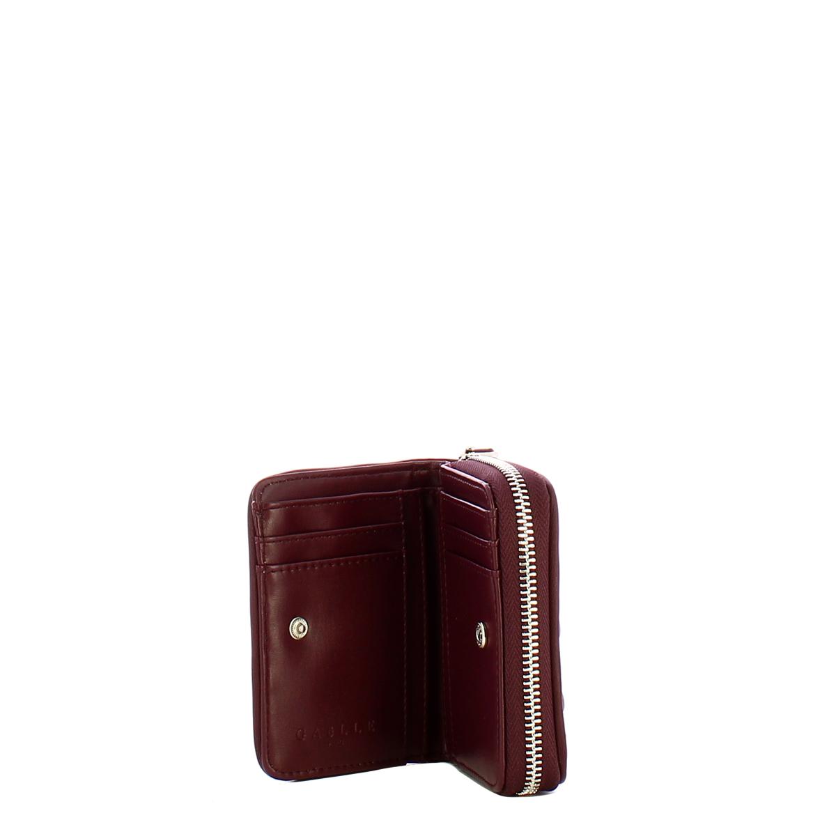 Gaëlle Portafoglio Mini Zip Around Plissé Mosto - 3