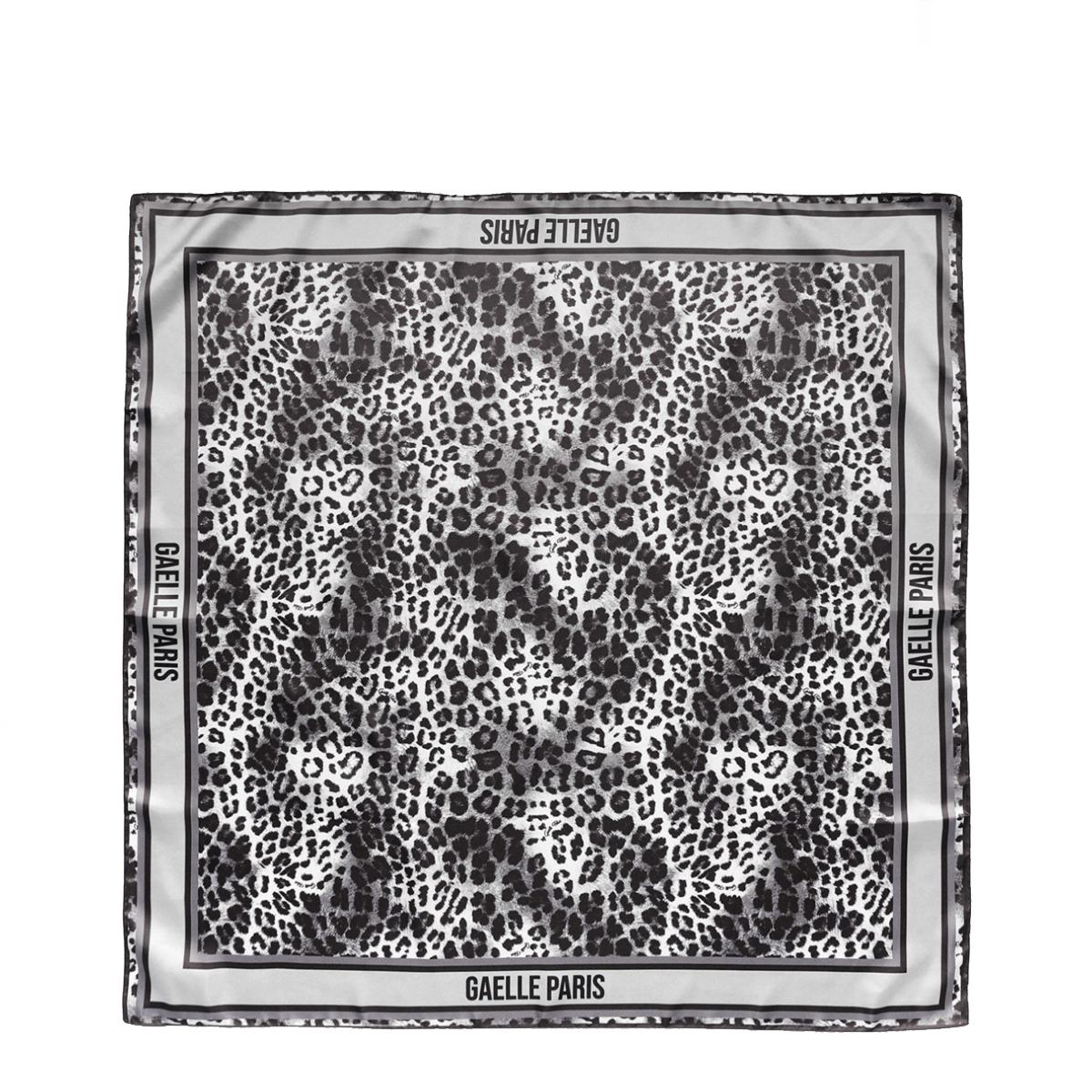 Gaëlle Foulard Micro Maculato Grigio Ferro - 1