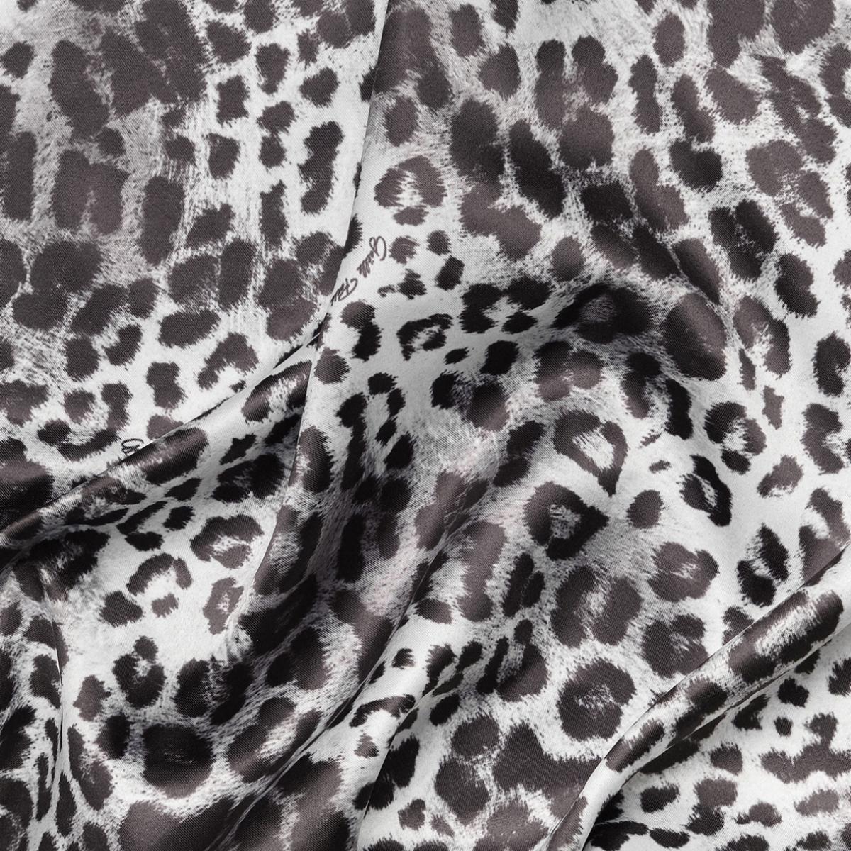 Gaëlle Foulard Micro Maculato Grigio Ferro - 3