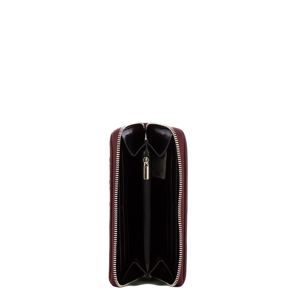Gaëlle Portafoglio Regular Zip Around Plissé Mosto - 3
