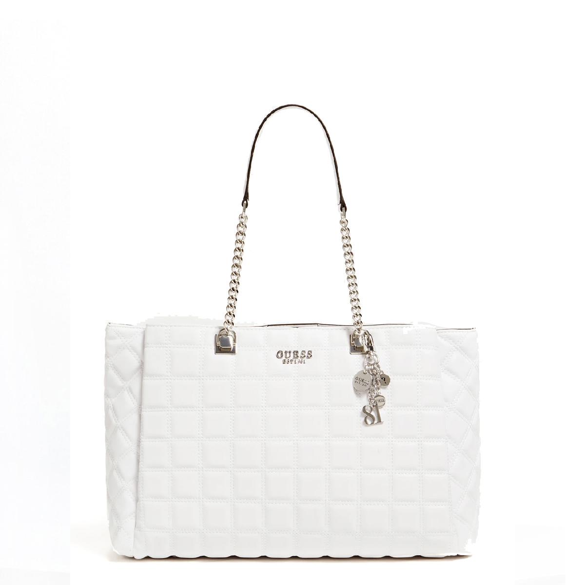 Guess Borsa a spalla Kamina trapuntata White - 1