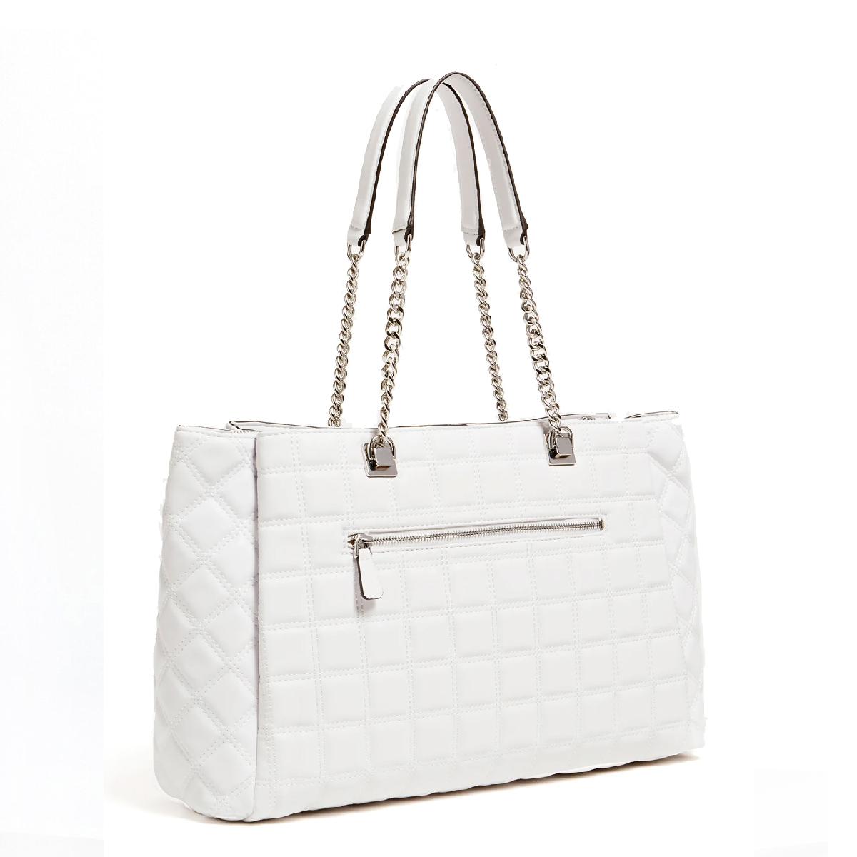 Guess Borsa a spalla Kamina trapuntata White - 2