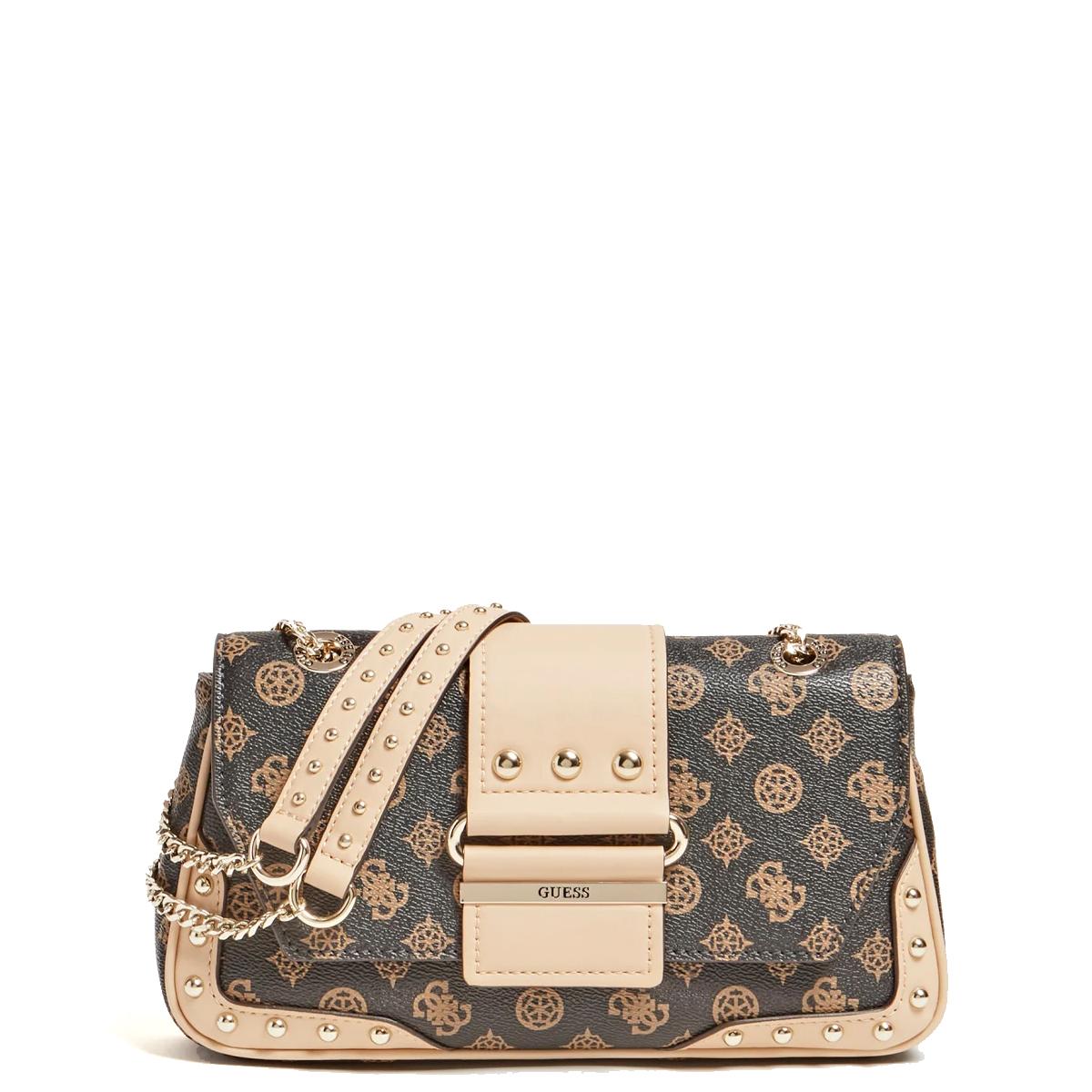 Guess Borsa a spalla convertibile Greta Mocha - 1