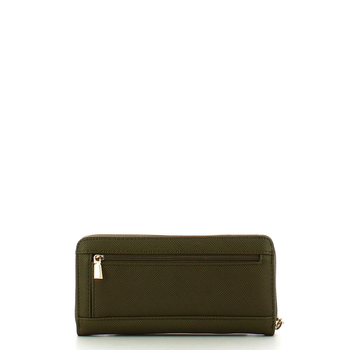Guess Portafoglio Laurel Zip Around Olive - 2