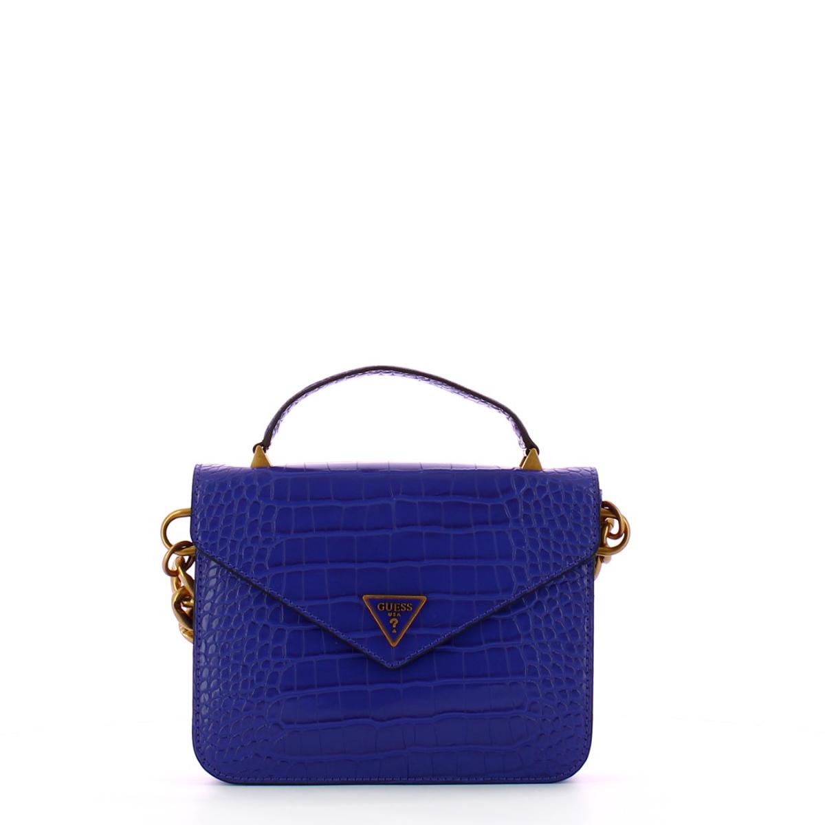 Guess Mini Borsa a mano Retour stampa cocco Violet - 1