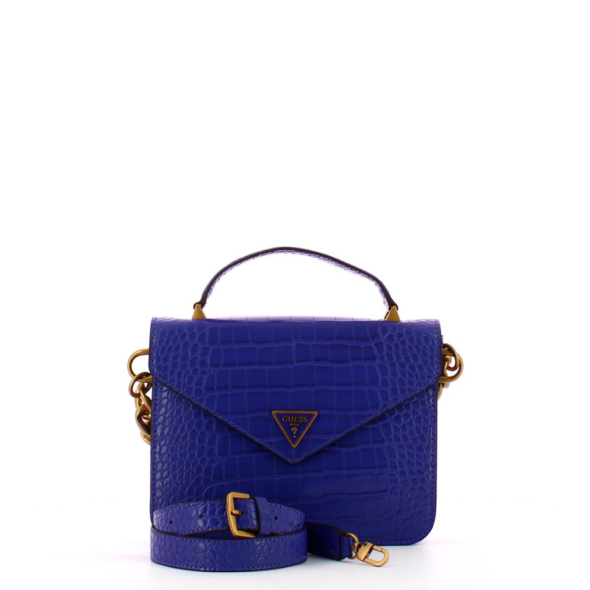 Guess Mini Borsa a mano Retour stampa cocco Violet - 4
