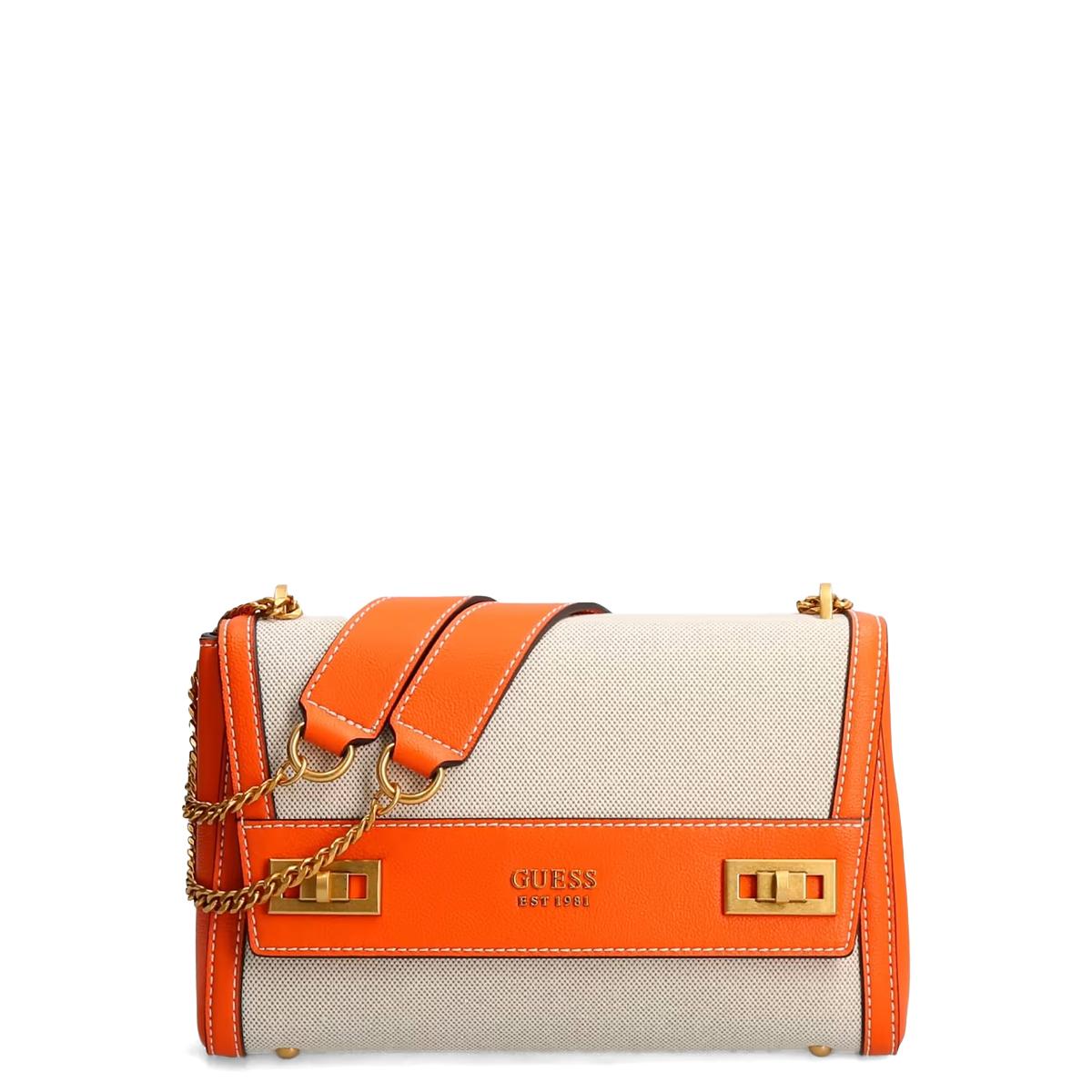 Guess Borsa a spalla Katey Natural Orange - 1