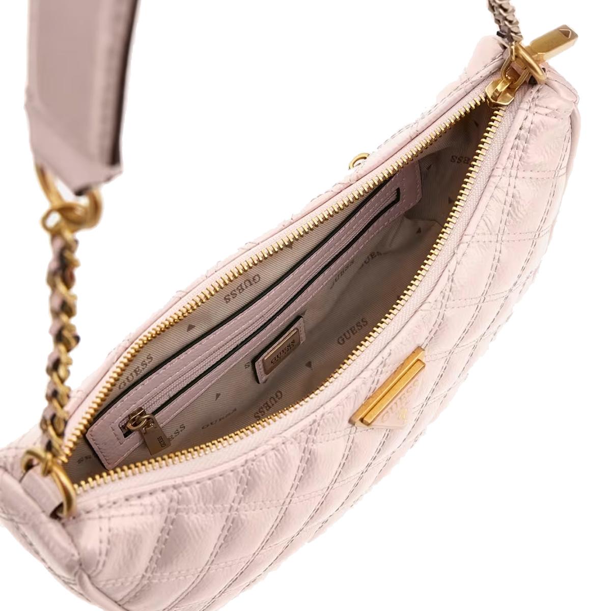 Guess Borsa a spalla Giully trapuntata Light Rose - 3