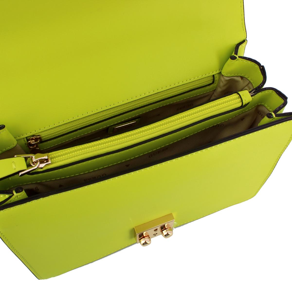 Guess Borsa a spalla Eliette Chartreuse - 4