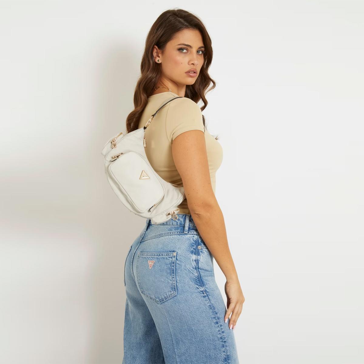 Guess Borsa a spalla Eco Gemma Taupe - 2