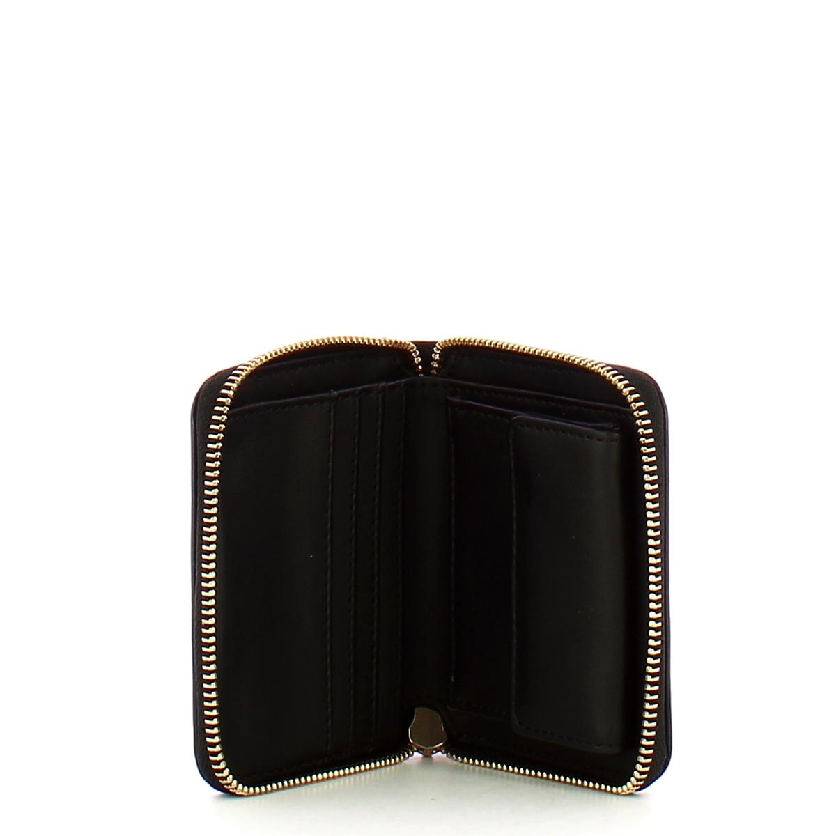 Guess Portafoglio Laurel Small Zip Around Black - 3