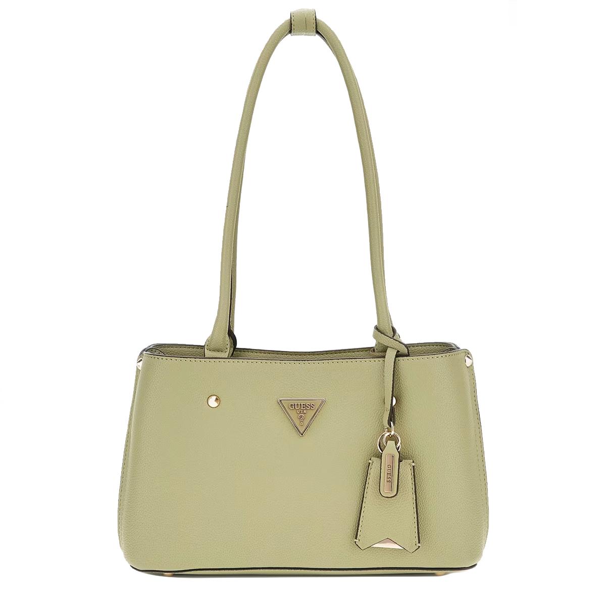 Guess Borsa a spalla Meridian borchie Sage - 1